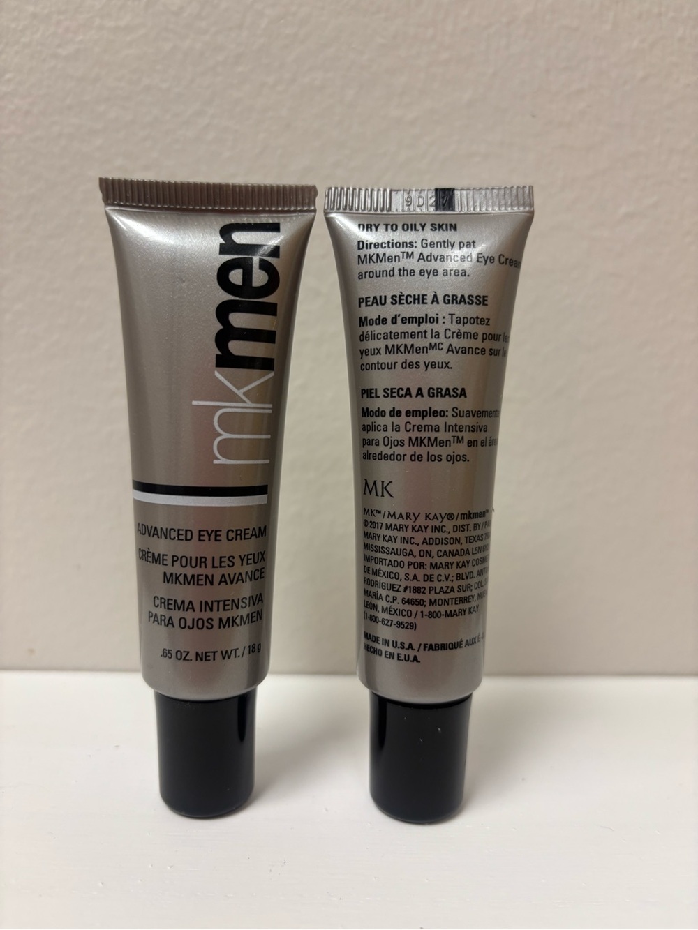 Advanced Eye Cream for Men - Mary Kay - Discontinued - Lot of 2